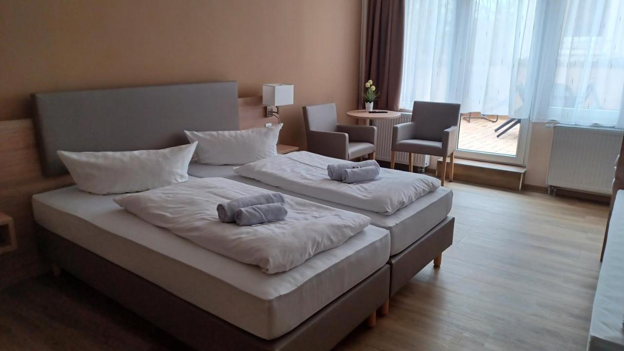 Pension am Stern Leipzig Bagian luar foto