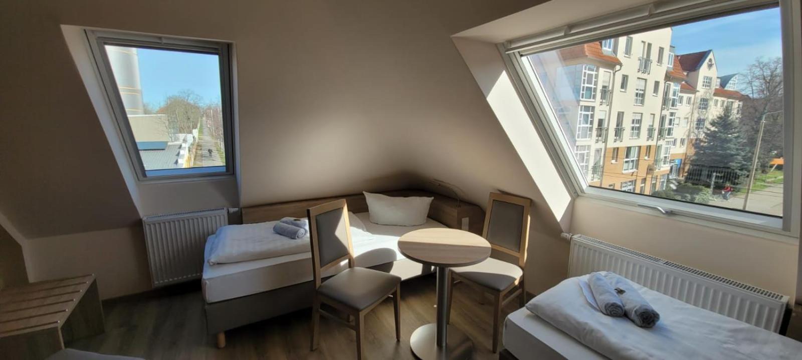 Pension am Stern Leipzig Bagian luar foto